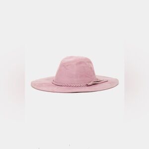 Fame Braided Faux Suede Hat